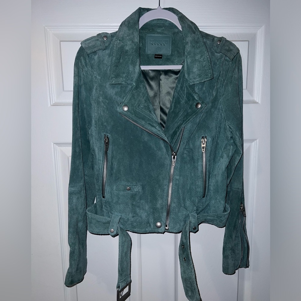 Blank NYC Suede Moto Jacket
